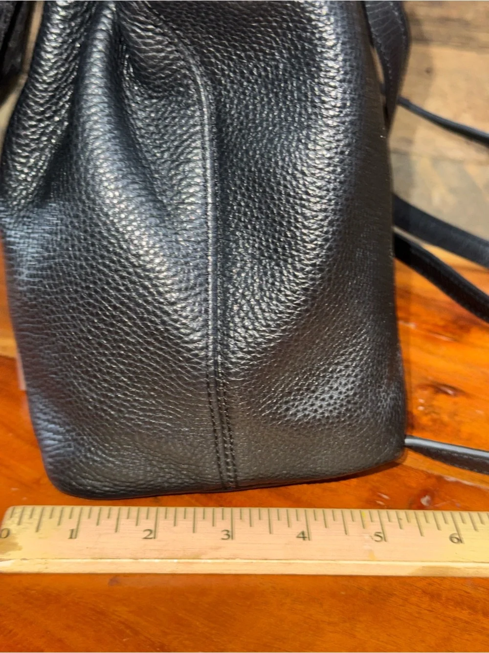 Kate Spade Mulberry Street Breezy Backpack Black Pebbled Leather Gold Logo Bag